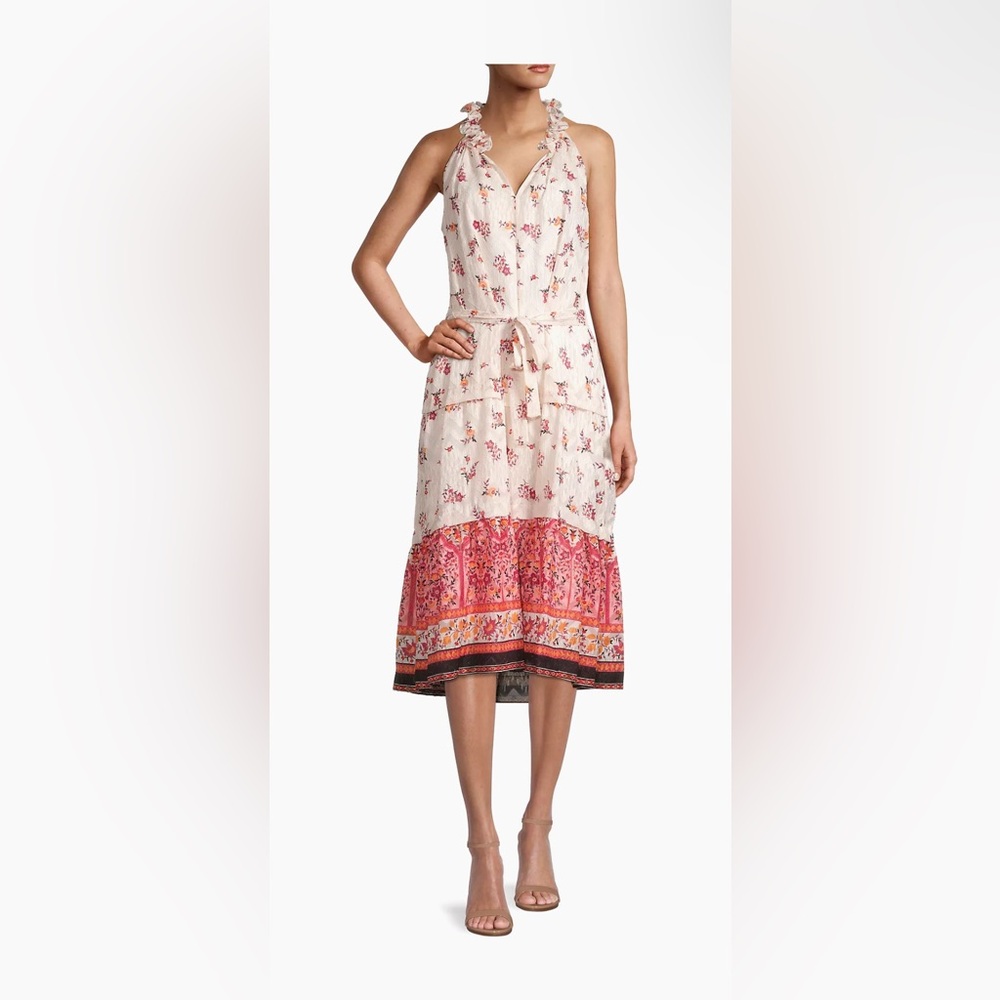 Kobi Halperin Johnson Halter Midi Dress Women's